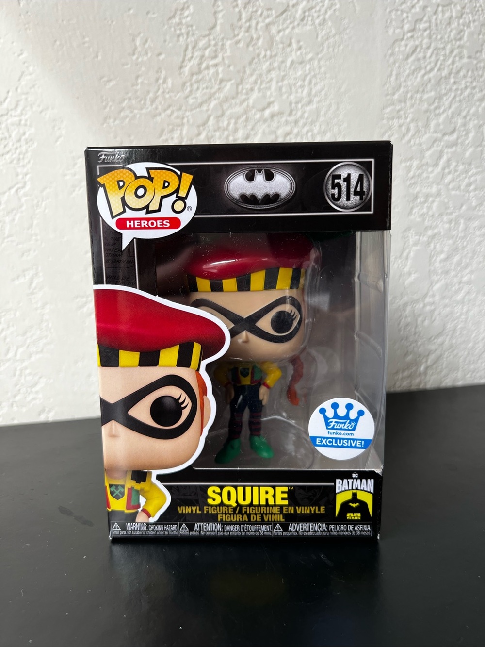 Funko Pop! Heroes SQUIRE 514 Batman Funko Shop Exclusive